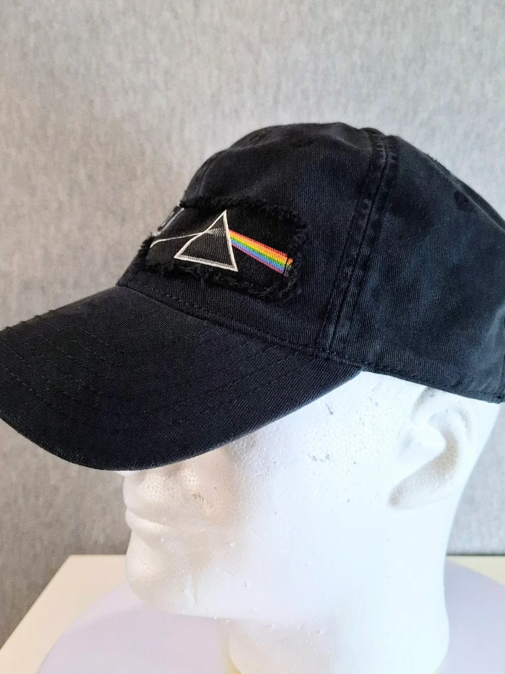 Pink Floyd Black Baseball Cap with Prism Patch - Picture 9 of 9